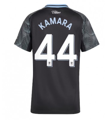 Aston Villa Boubacar Kamara #44 Replika Bortatröja Damer 2025-26 Kortärmad Aston Villa Boubacar Kamara #44 Replika Bortatröja Damer 2025-26 Kortärmad